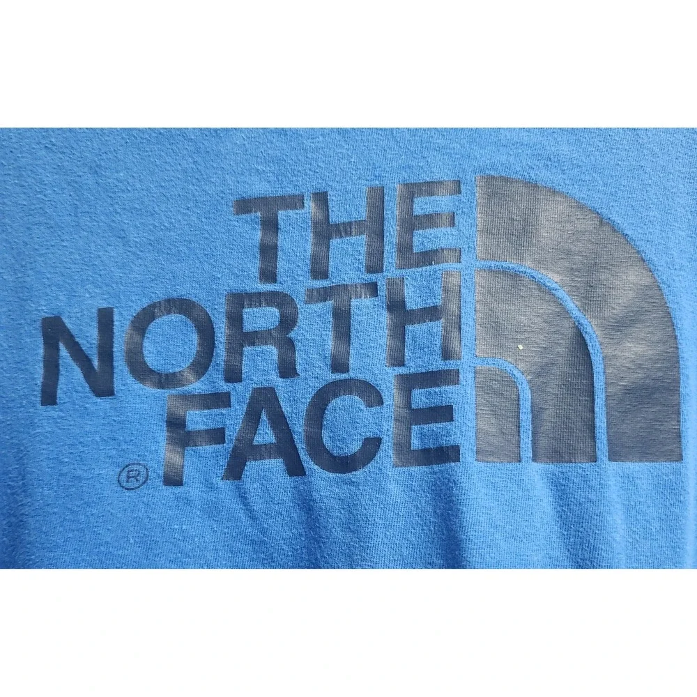 The North Face Mens Blue Graphic Logo Short Sleeve T-Shirt Size M‎ M/M NF0A3G1C